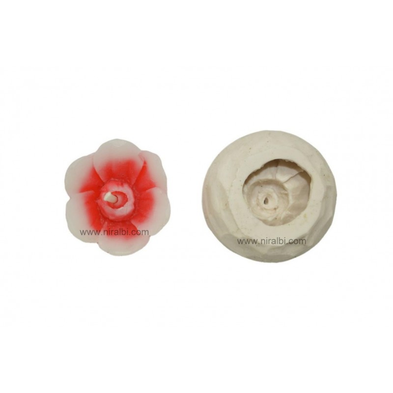 Rubber Designes Flower Candle Mould Rubber Designes Flower Candle Mould
