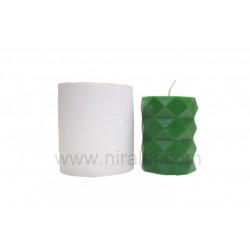 SL750 - Diamond Cut Small Pillar Mould, Niral Industries, Dia - 6 cm