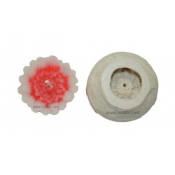 Small Design Flower Candle Mould