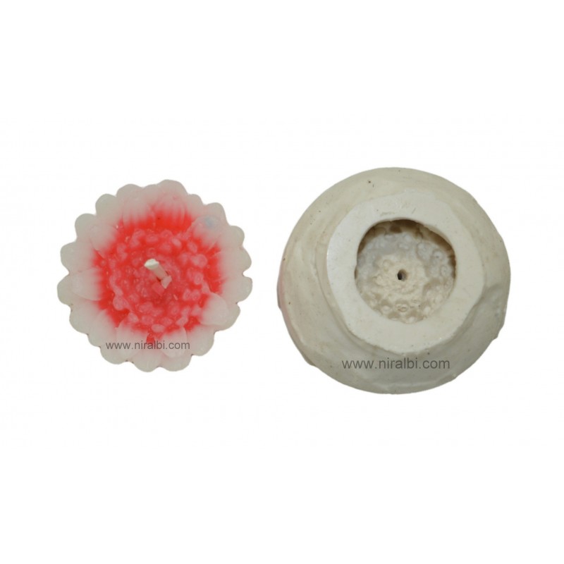 Small Design Flower Candle Mould Small Design Flower Candle Mould