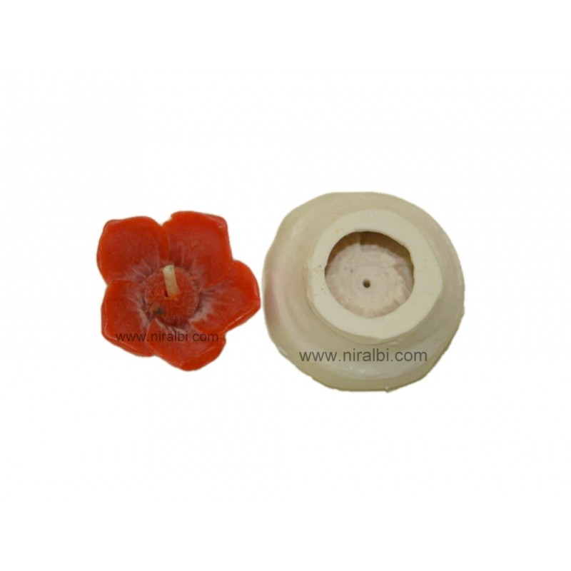 Silicone Designer Flower Candle Mould Silicone Designer Flower Candle Mould