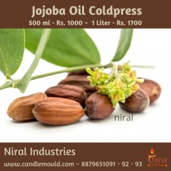 Jojoba Oil - 500 ml - 1 Liter. Carrier Oil - Niral Industries.