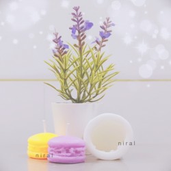 Macroons Silicone Candle making Craft Mould HBY830 Niral Industries candle mould