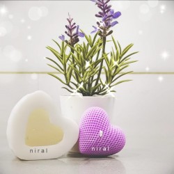 Heart Small Pattern Candle Craft Mould HBY835 Niral Industries candle moulds molds