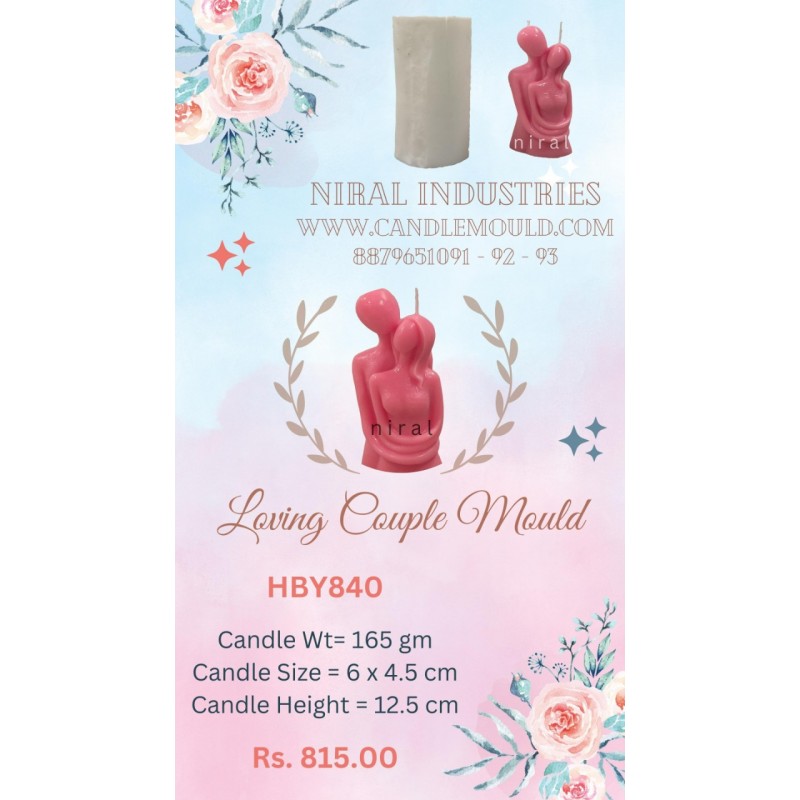 Couple Silicone Candle Mould - HBY840 Couple Silicone Candle Mould - HBY840