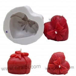 Gift Heart Silicone Candle Mould - SL775