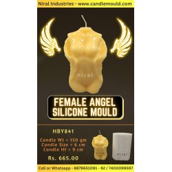 Female Angel Silicone Mould - Candle wt - 150 gm