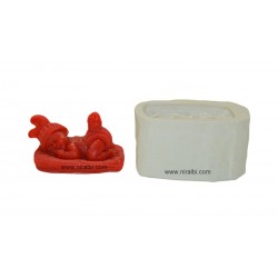 New Born Baby Rubber Soap Mould