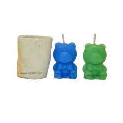 Niral Teddy Pillar Candle Mould