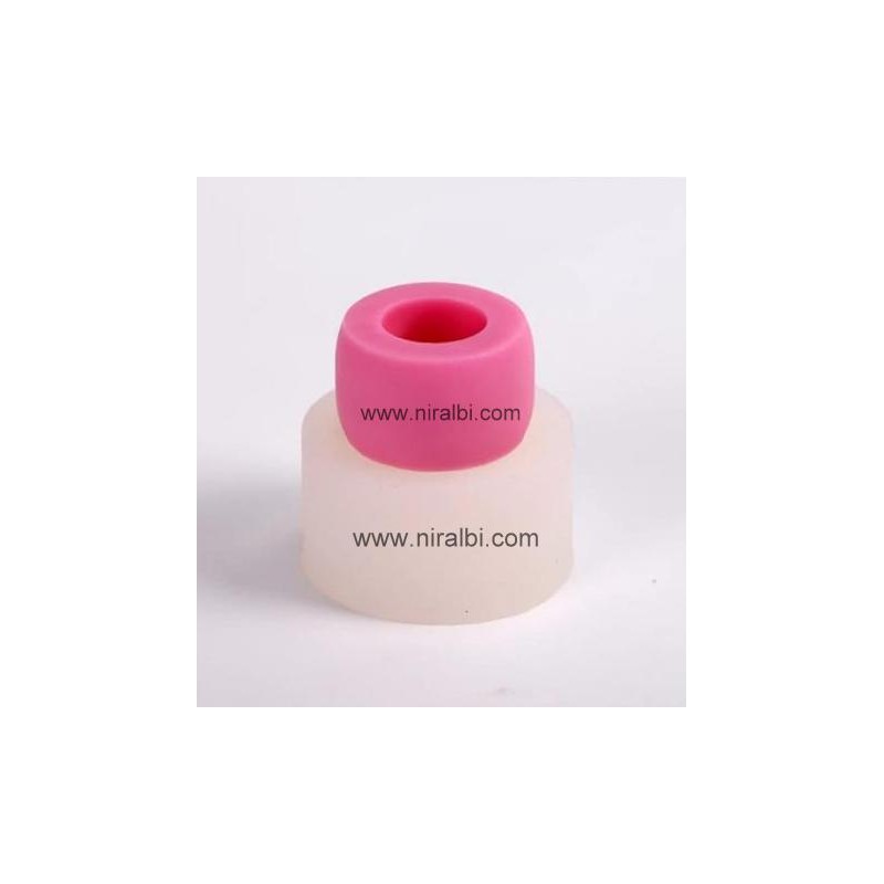 Layered - Cylinder Silicone Candle Mould- Niral Industries- Candle weight- 5 gm , Height - 2 cm , Dia - 2.8 cm Layered - Cylinder Silicone Candle Mould- Niral Industries- Candle weight- 5 gm , Height - 2 cm , Dia - 2.8 cm