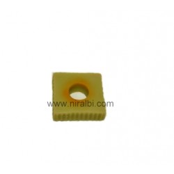 Layered -Groved Flat Square Silicone Candle Mould