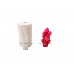 Tiny Rose Bud Silicone Candle Mould - SL714, Niral Industries.