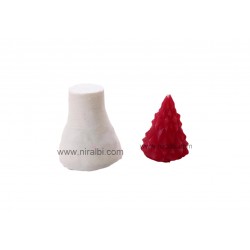SL716 - Niral Diamont Cut Christmas Tree Silicone Mould - 32 Gm