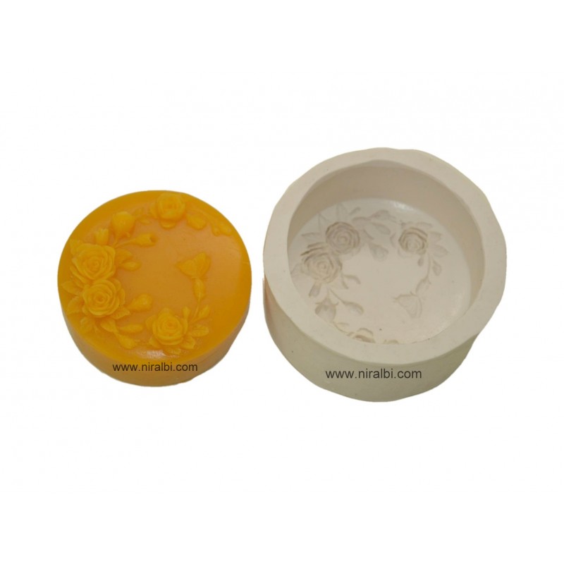 Rose Designer Silicone Soap Making Mould Rose Designer Silicone Soap Making Mould