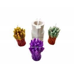 SL723 - Lavender Bouquet Candle Mould, Niral - Dia - 6.1 Cm