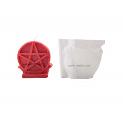 Sl730 - Pentacle Silicone Candle Mould,