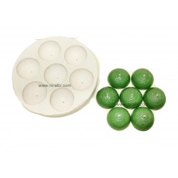 7 Chakra T-Light Mould Curve, Niral Industries, CW - 10 Gm