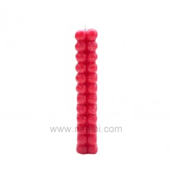 Small ball  Pillar  silicone Candle Mould-Niral Industries - candle weight-63 gm- Diameter- 2.5 cm- height- 14.5 cm