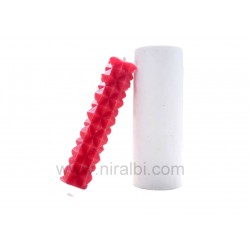 3D - Rhombus Pillar Silicone Candle Mould, Niral Industries CW - 33 Gm
