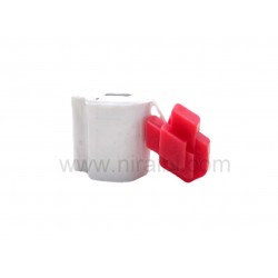 Rhombus Diamond Cut Heart Candle Mould, Niral Industries. Candle H - 4.3 Cm