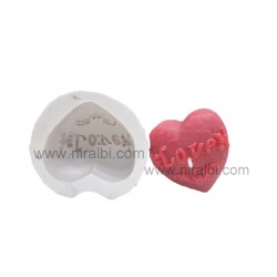 Heart With Love Silicone Candle Mould, CW- 34 Gm
