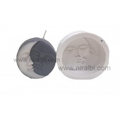 Sun Moon Candle Mould - Candle Wt - 57  gm- Niral Industries