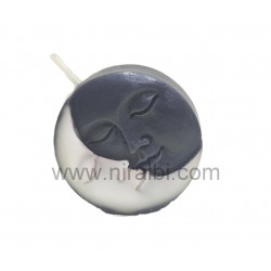 Sun Moon Candle Mould - Candle Dimeter 5.9 cm - Niral Industries -