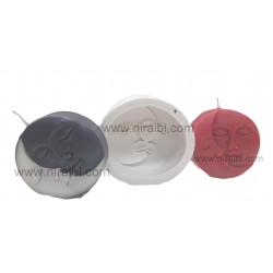 Sun Moon Candle Mould - Candle Height 5.9   gm- Niral Industries -