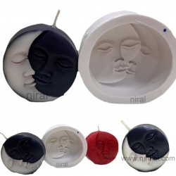 Sun Moon Candle Mould - SL778