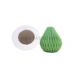 Geometric Rhombus Shape Silicone Candle Mould, CW - 320 Gm