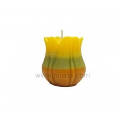 SL787 - Tulip Flower Silicone Candle Mould , Niral Indutries , Candle Diameter - 6.2 cm