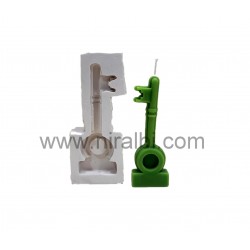 kuber key Silicone Candle Mould, Candle weight 30 gm - Niral Industries
