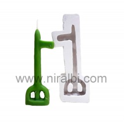 Key To Success, Knowledge New Beginning Silicone Candle Mould, Candle Dia - 4.5 cm , H - 14.5 cm