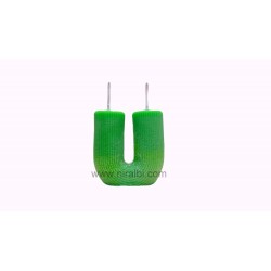 Aesthetic Ribbed U Shape Candle Mould, Niral Industries, CW-110 gm