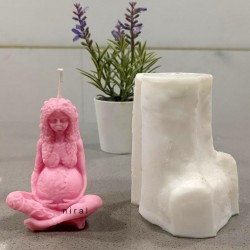 Mother Earth Silicone Candle Mould,Candle 35 Weight GM-Niral Industries