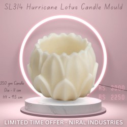 HURRICANE Lotus Candle Mould SL314