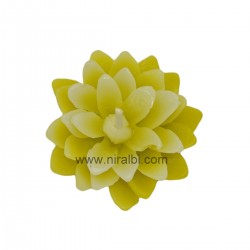 Texture Design Flower Candle Mould
