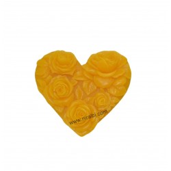 Heart Rose Silicone Soap Mould