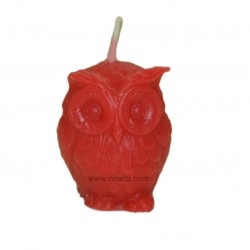 small owl shape silicone candle mould