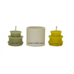2 Layer Cake Candle Mould