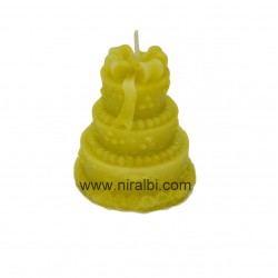 Designer Birthday Cake Pillar Candle Mould