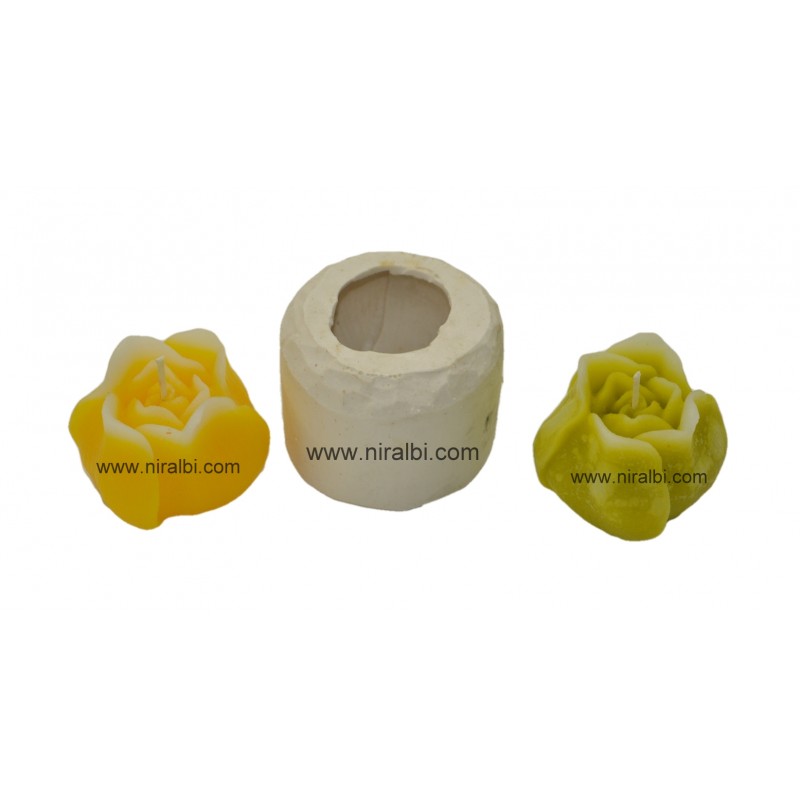 Silicone Rose Bud Candle Mould Silicone Rose Bud Candle Mould