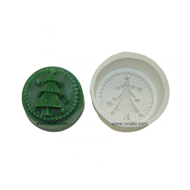 Christmas Tree Silicone Soap Mould Christmas Tree Silicone Soap Mould