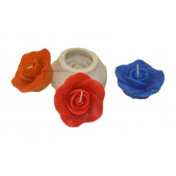 Rose Flower Silicone rubber  Candle Mould