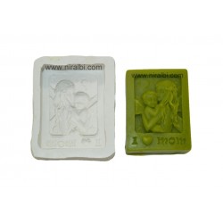 Silicone I Love Mom Soap Mould
