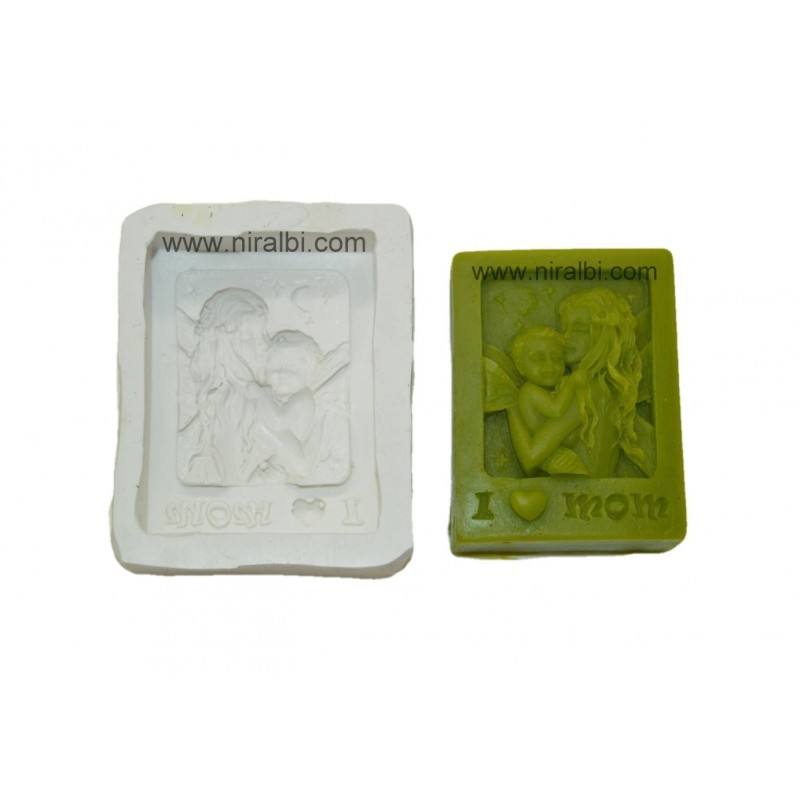 Silicone I Love Mom Soap Mould Silicone I Love Mom Soap Mould