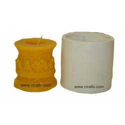 The Last Supper Design Pillar Candle Mould