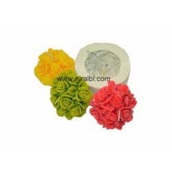 Rubber Floating Flower Candle Mould