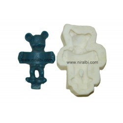 Rubber Teddy Candle Mould