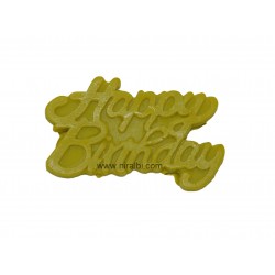 Happy Birthday Pillar Candle Mould